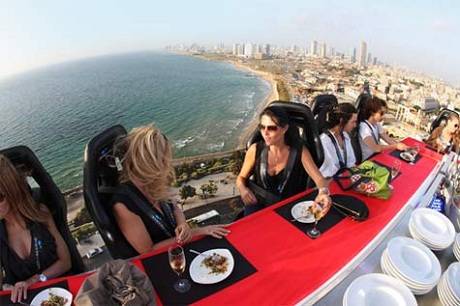 Dinner in the Sky: la cena è servita