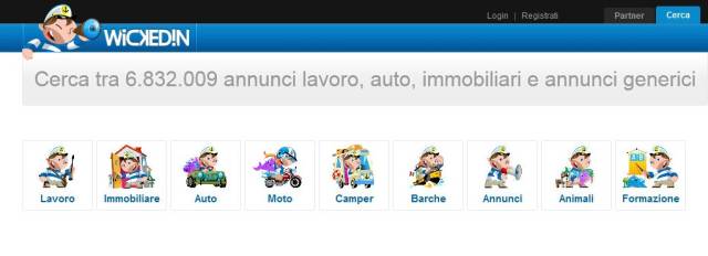 Wickedin: lo spazio online per i vostri annunci